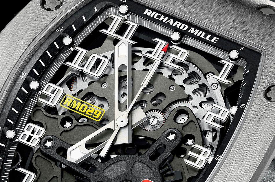 Richard Mille RM11-03 Red TPT Quartz Automatic Flyback Chronograph Watch RM11-03Richard Mille RM11-03 Rose Gold & Titanium with Green Rubber Automatic Winding Flyback Chronograph RG Ti