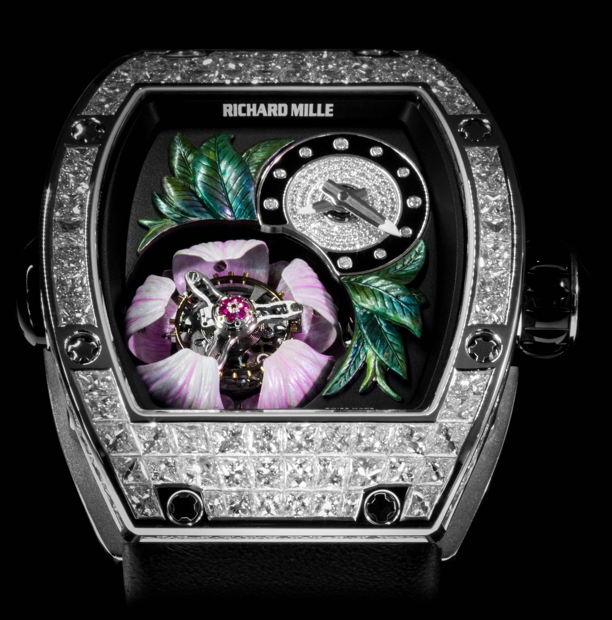 Richard Mille RM011 custom full square diamond