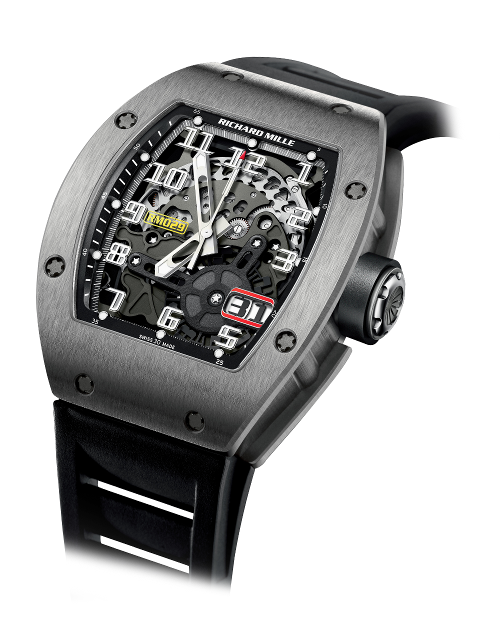 Richard Mille Flyback Chronograph RM011-FM | Titanium | Rubber Strap | Box and Paper