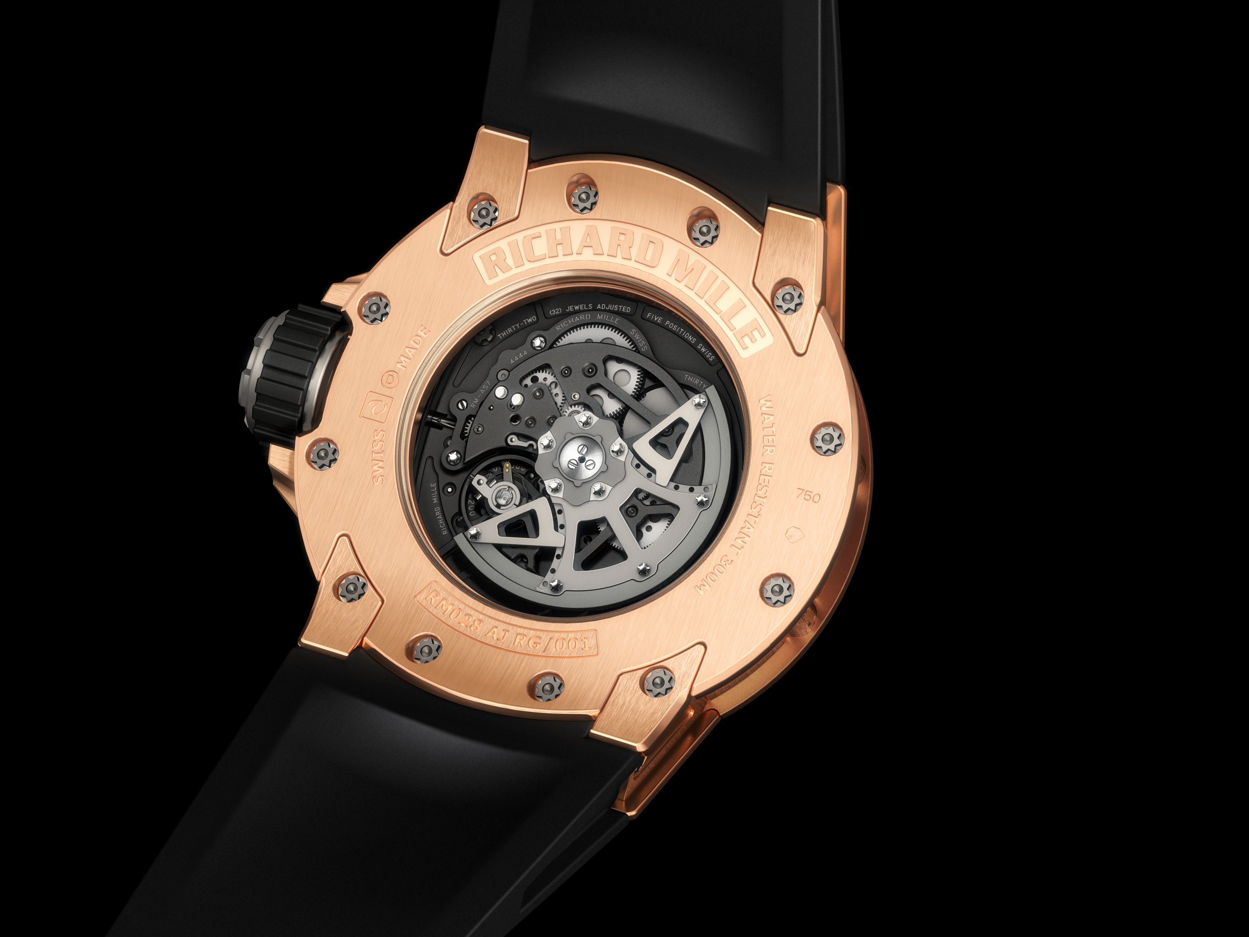 Richard Mille RM65 01 Rose Gold Automatic Winding Split-seconds ChronographRichard Mille RM65-01 Automatic Winding Split Seconds Chronograph