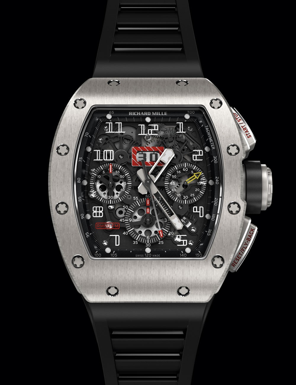 Richard Mille RM 11-03 Automatic Winding Flyback Chronograph McLaren Limited to 500 Pcs (New Full Set)Richard Mille RM 11-03 Carbon TPT