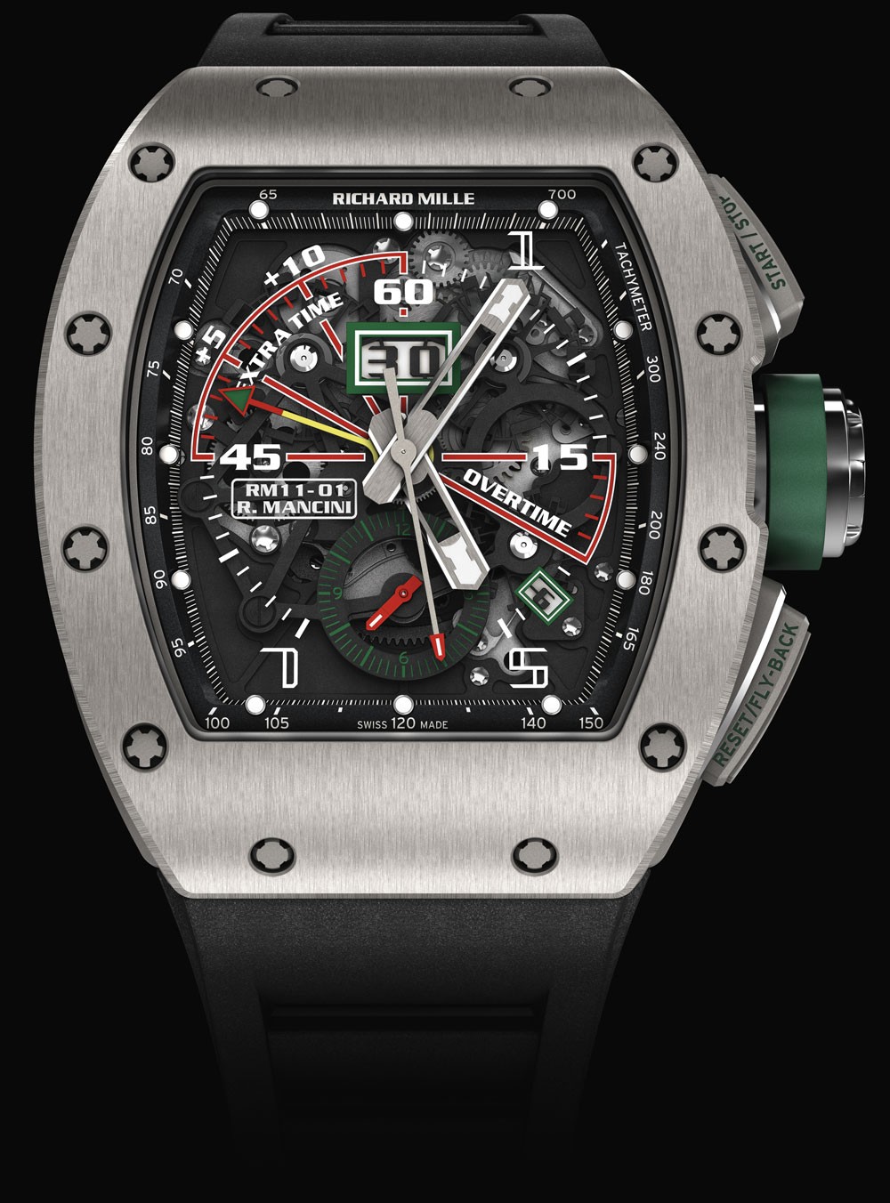 Richard Mille RM 11-03 Automatic Winding Flyback Chronograph McLaren Limited to 500 Pcs (New Full Set)Richard Mille RM 11-03 Carbon TPT