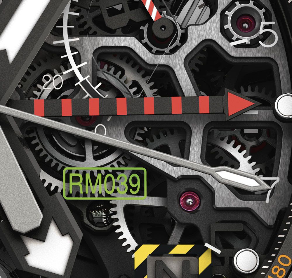 Richard Mille RM 011 Black Ceramic Yellow Flash Limited to 50pc Worldwide