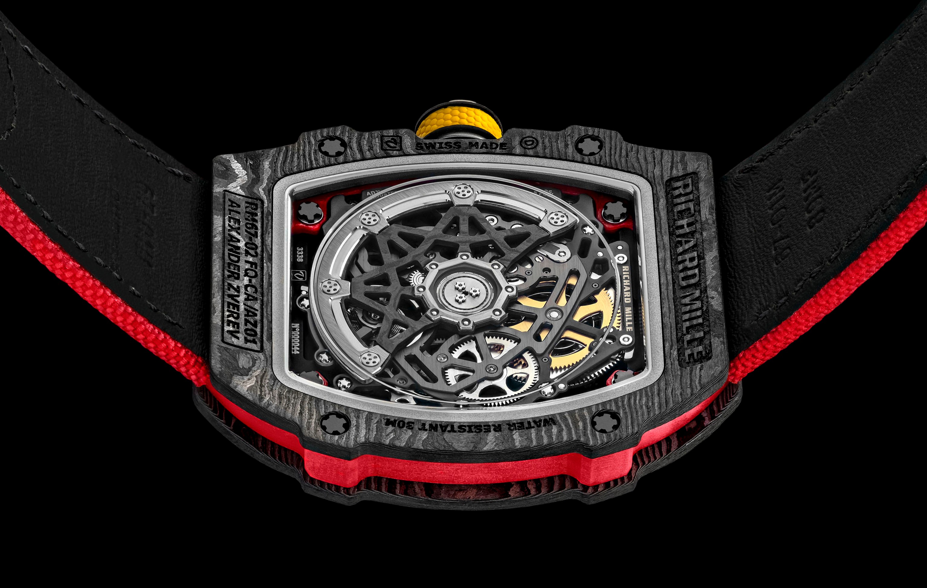 Richard Mille RM030 Titanium DLC Kronometry Limited Edition Black StrapWatch