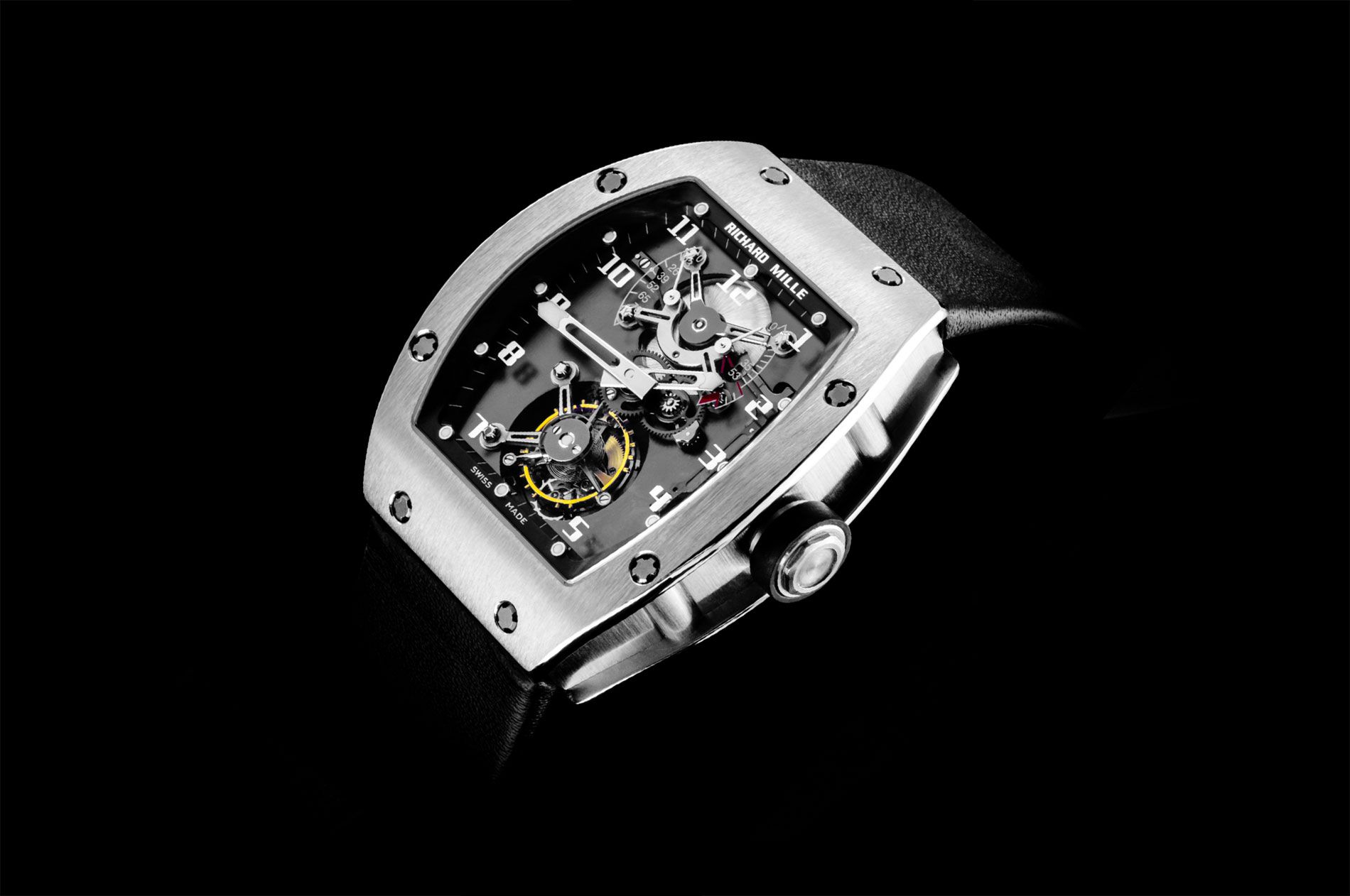 Richard Mille RM055 Bubba Watson White Ceramic Watch - Luxury Watches USA