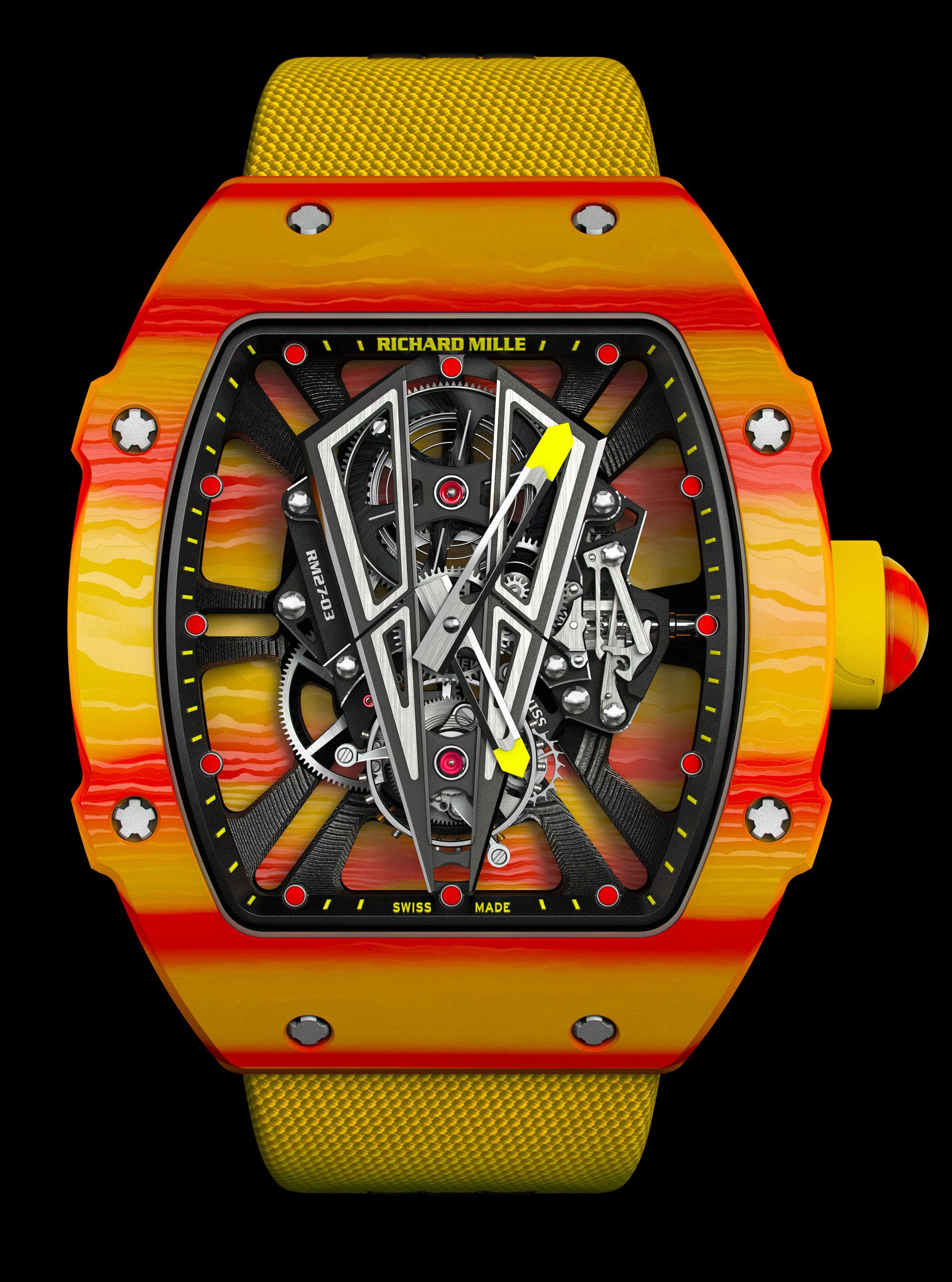Richard Mille Rm11-03 Rose Gold & TitaniumRichard Mille Bubba Watson White Legend Titanium Watch RM055
