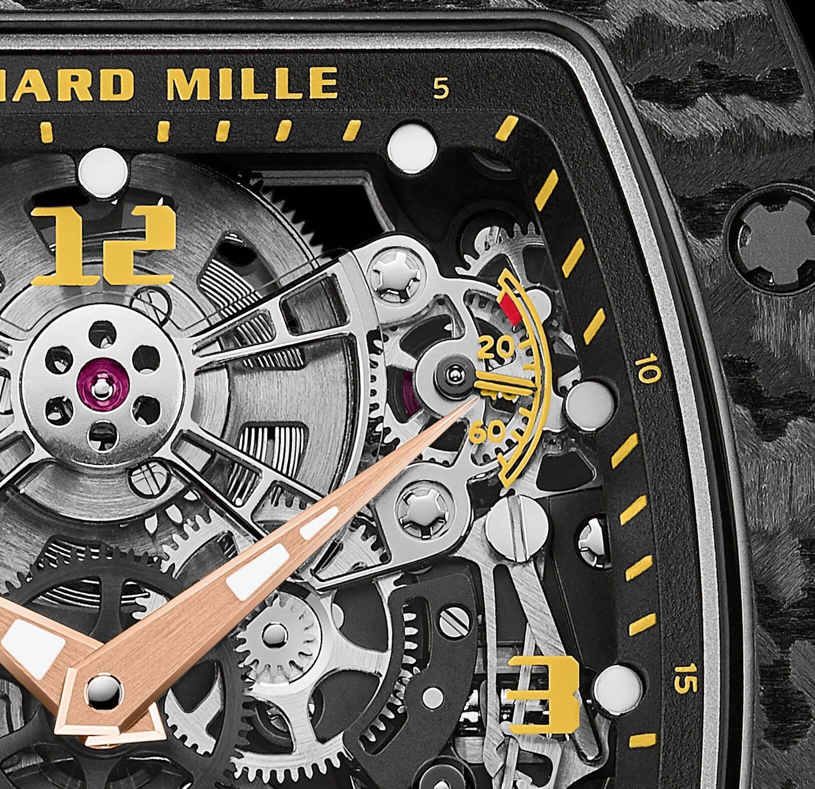 Richard Mille Rm030 - Rose Gold - With Box And Papers
