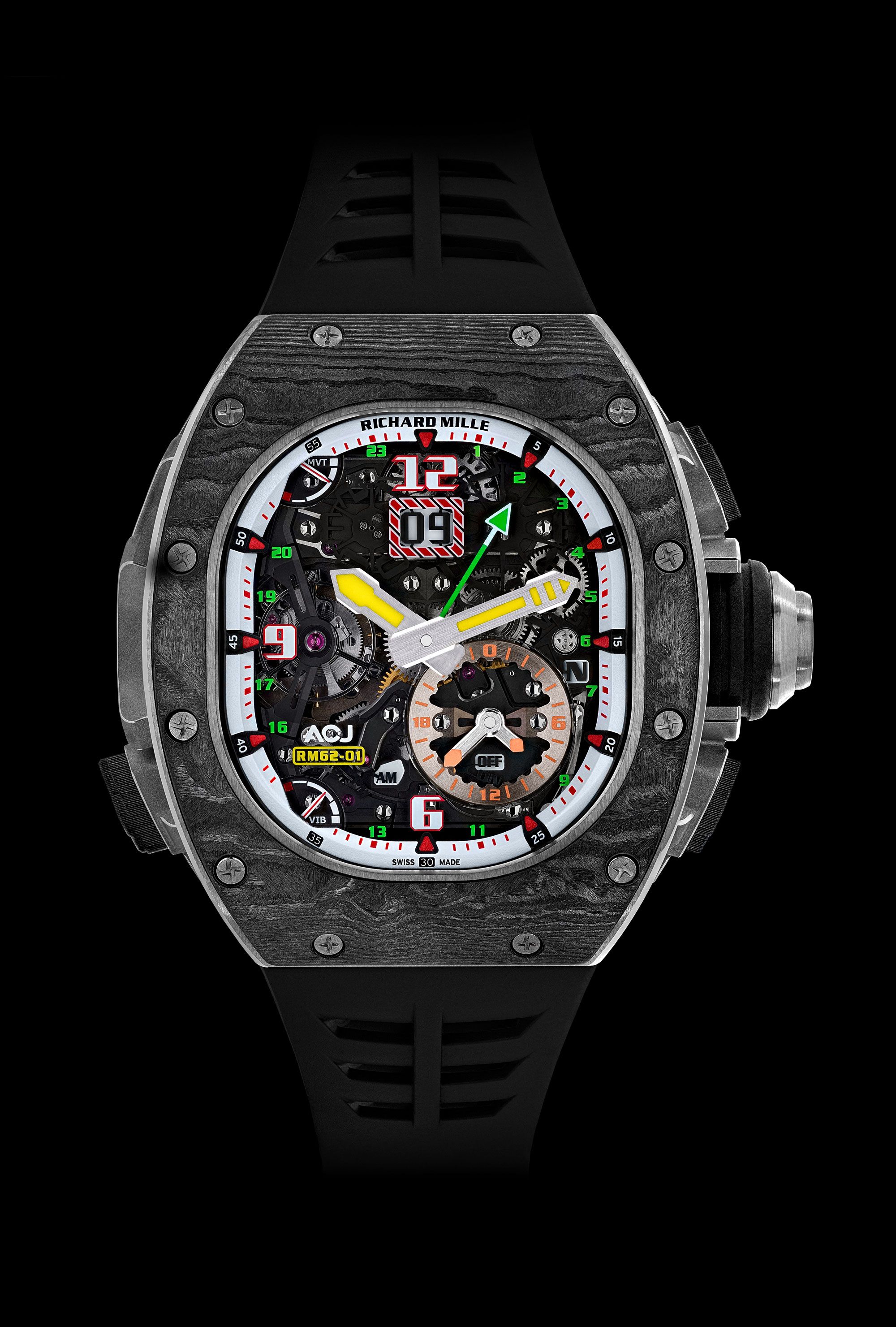 Richard Mille Yohan Blake TZP Ceramic All Black Edition Watch RM61-01