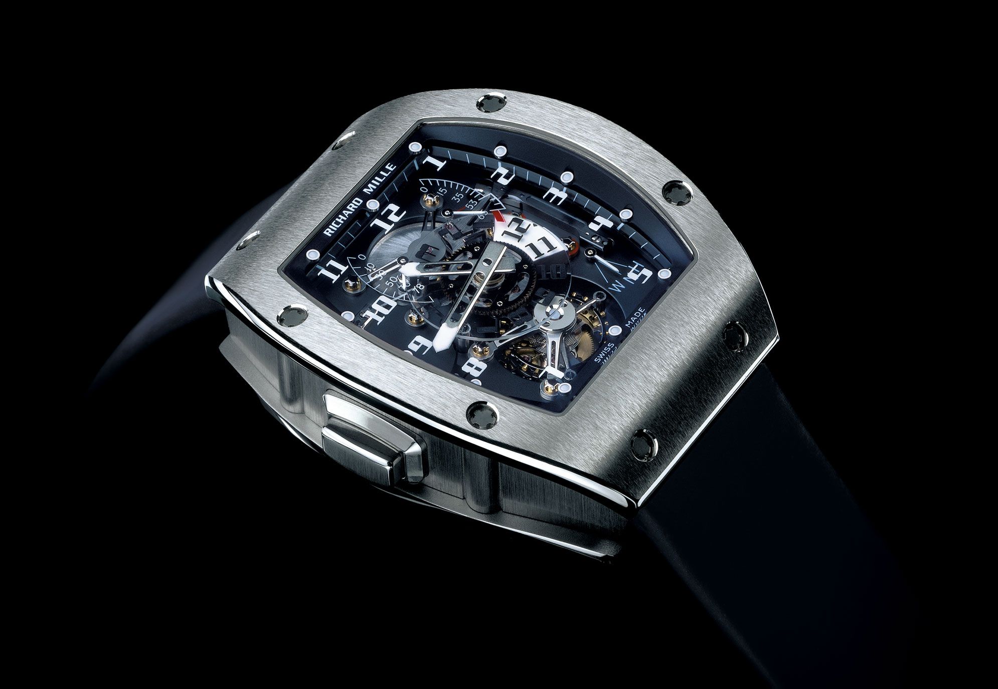 Richard Mille Lotus NTPT Automatic Winding Flyback Chronograph RM 11Richard Mille M030 Automatic With Declutchable Rotor RM030 AI RG