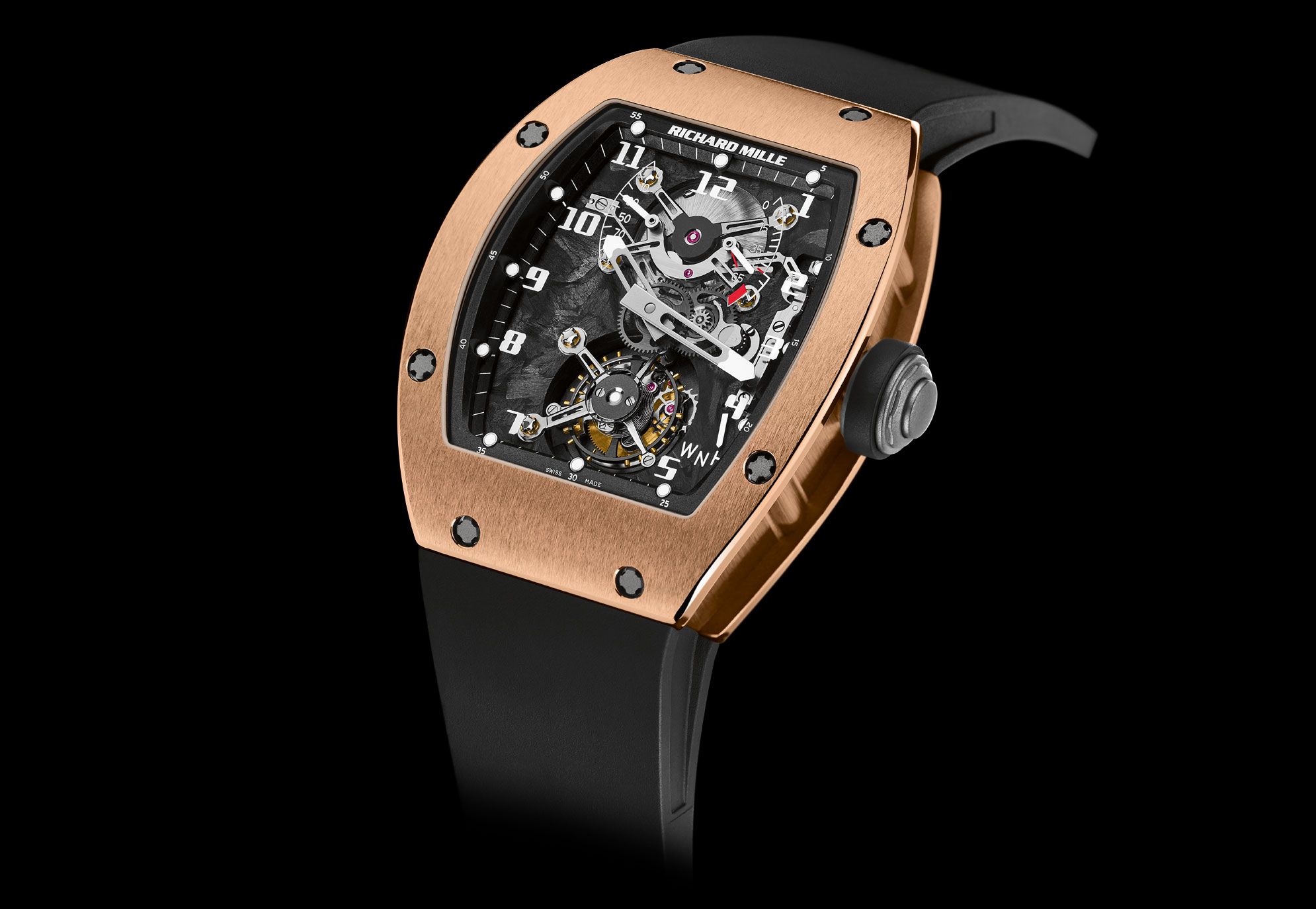Richard Mille Automatic Sucette Rose Gold RM37-01Richard Mille RM055 White Bubba Watson RM55