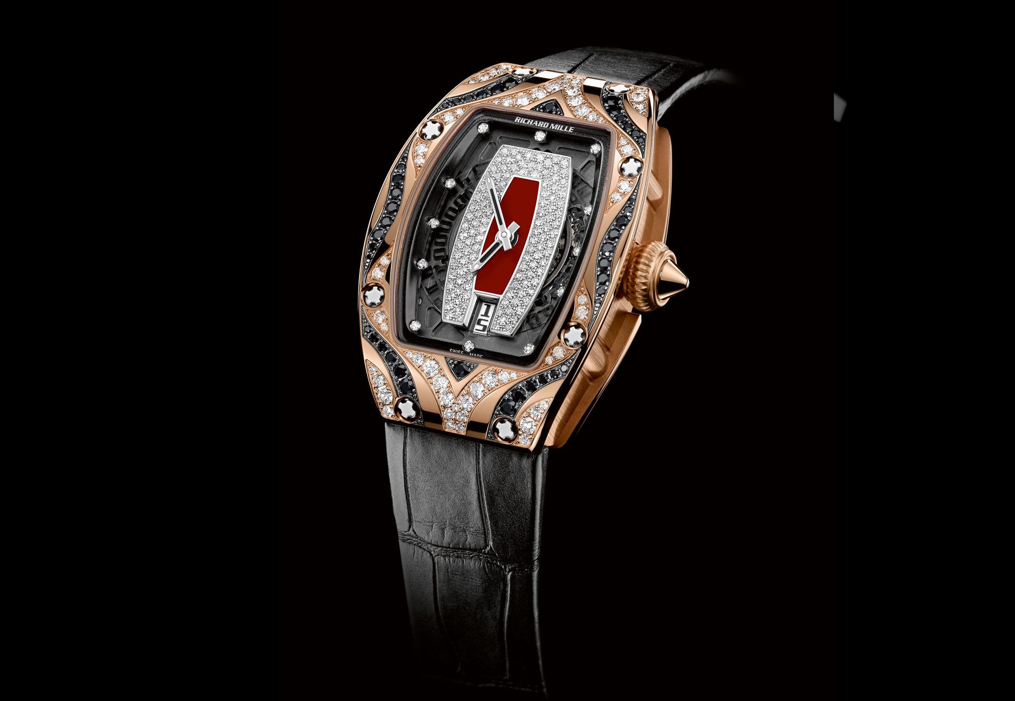 Richard Mille RM030 Titanium DLC Kronometry Limited Edition Black StrapWatch
