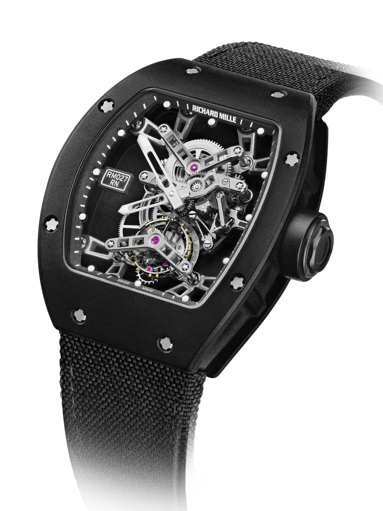 リシャール・ミル RM 027 トゥールビヨンの公式正面画像