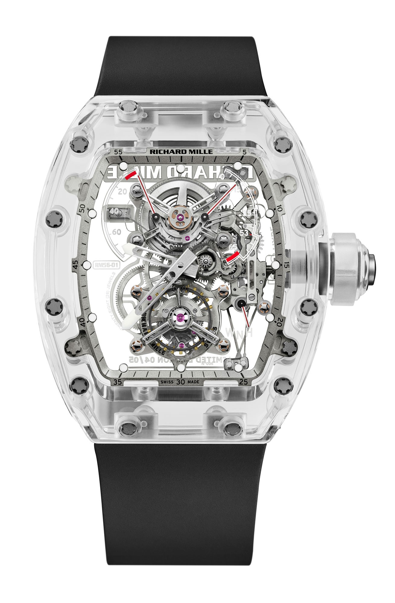 RM 56-01 : ウォッチ トゥールビヨン サファイア | RICHARD MILLE