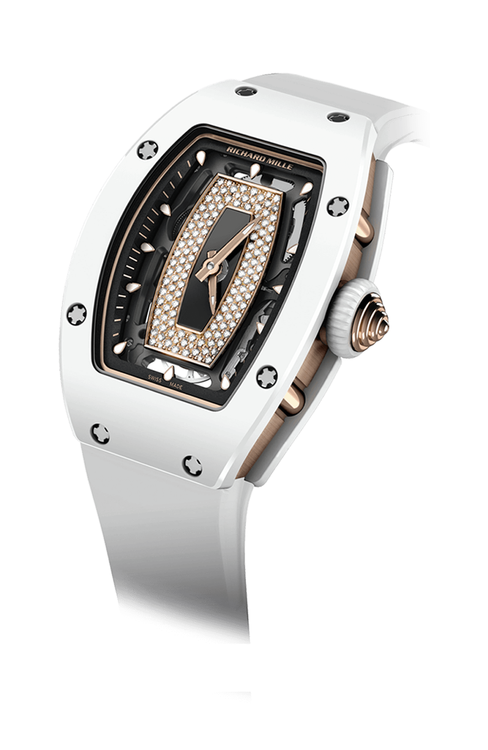 Richard Mille RM-032 Automatic Chronograph Diver, Skeleton Dial - Rose Gold on Strap