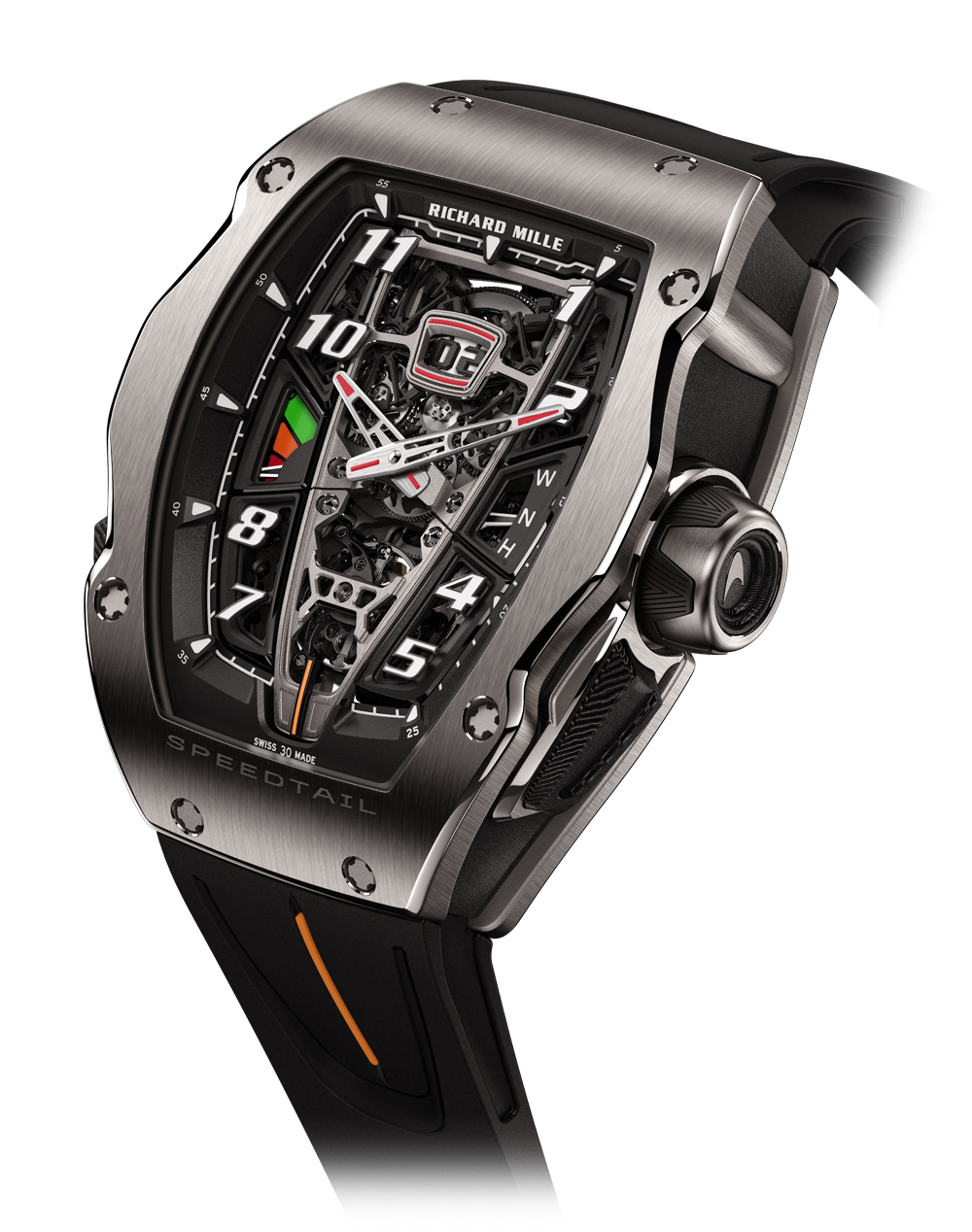 Richard Mille RM16 Full Rose Gold Transparent Skeleton Dial Watch RM016Richard Mille Automatic Winding CARBON TPT - RM 037