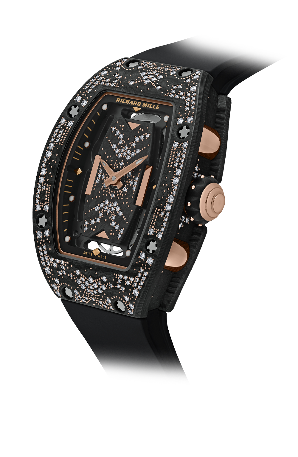 RM 07 Automatic Winding Intergalactic RM 07-01 — Carbon TPT, red gold and diamonds