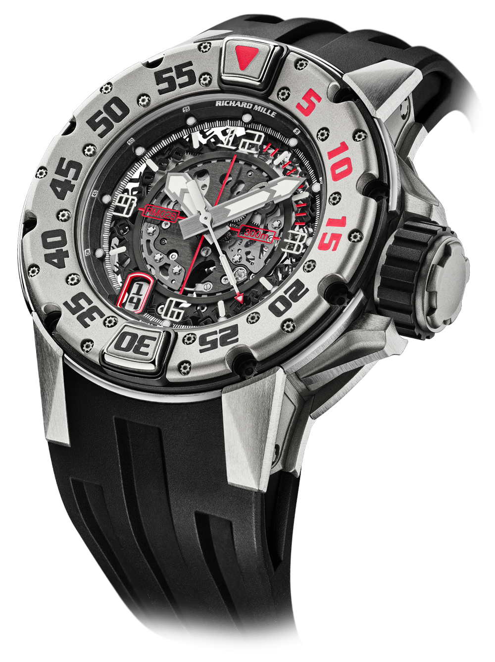 Automatic Winding RM 028 — Automatic winding movement with hours, minutes, central seconds, date and variable-geometry rotor