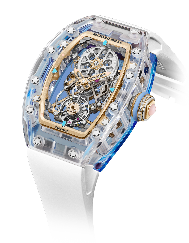 RM 75-01 : Watch 手巻きフライングトゥールビヨン サファイア